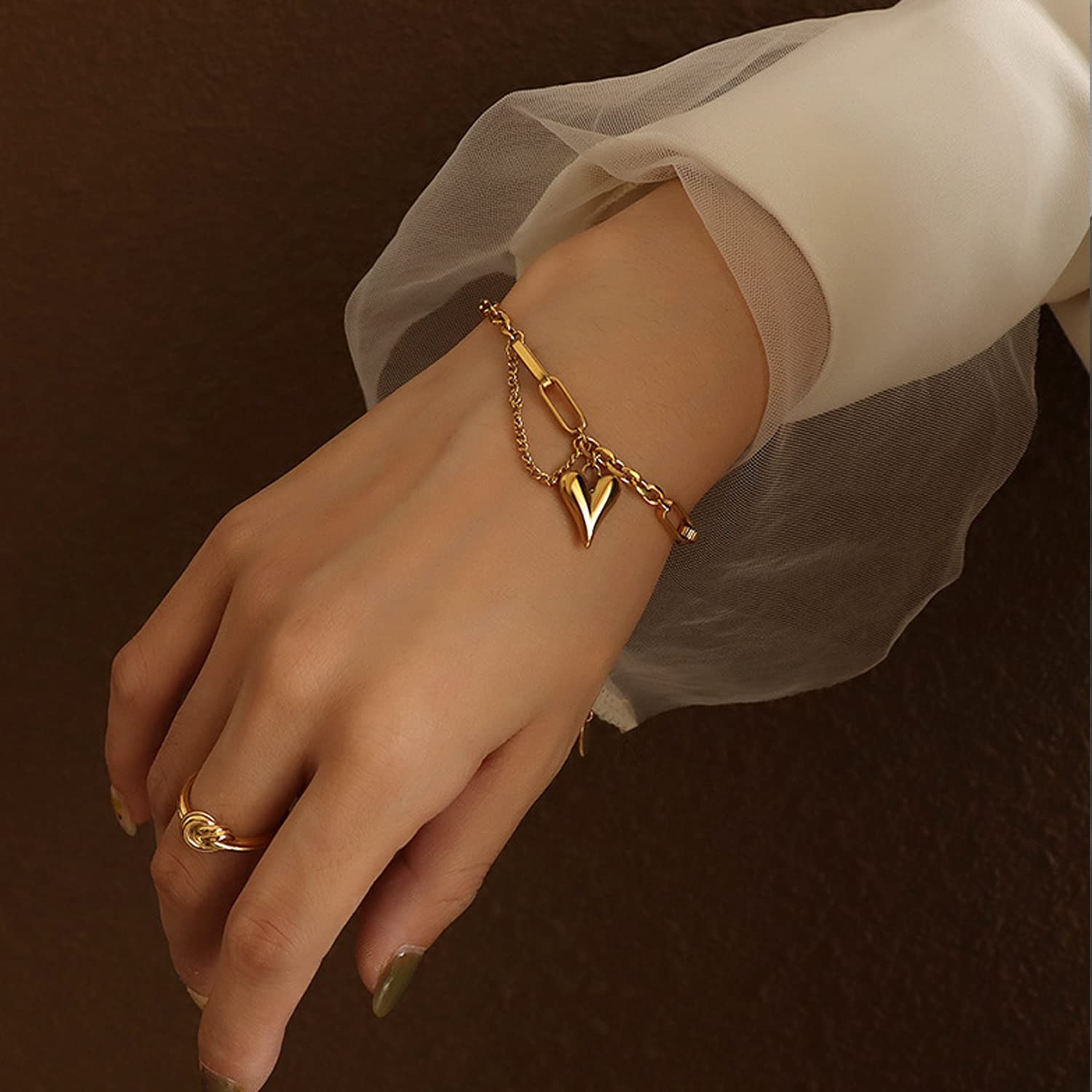 Korean Cute Star Moon Butterfly Pendant Bracelet Girl Trendy Elegant Shiny  Zirconia Adjustable Chai… | Elegant jewelry, Simple pearl pendant, Crystal  beads bracelet